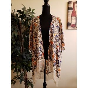 Boho Fringe Kimono